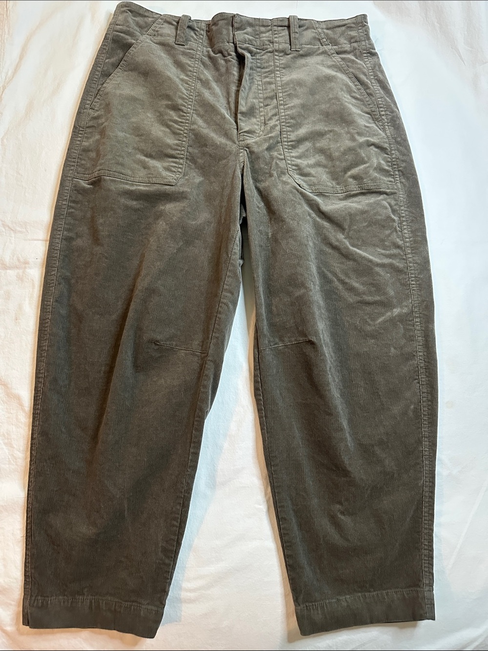 Banana Republic Corduroy High Rise Barrel Pants Size 10P